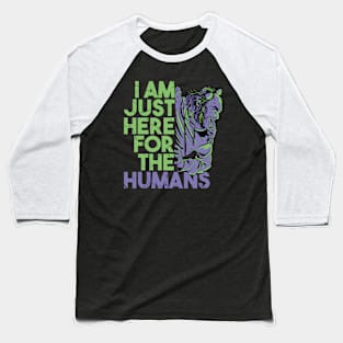 Zombie Human Fan Club Baseball T-Shirt